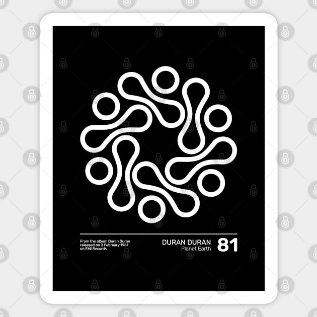 Duran Duran Planet Earth Magnet by Timeless Chaos